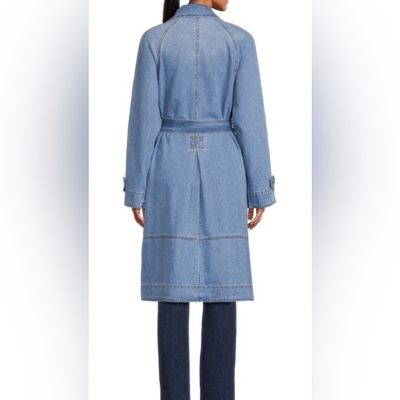 Habitual trench denim coat with belt size L - Picture 1 of 12